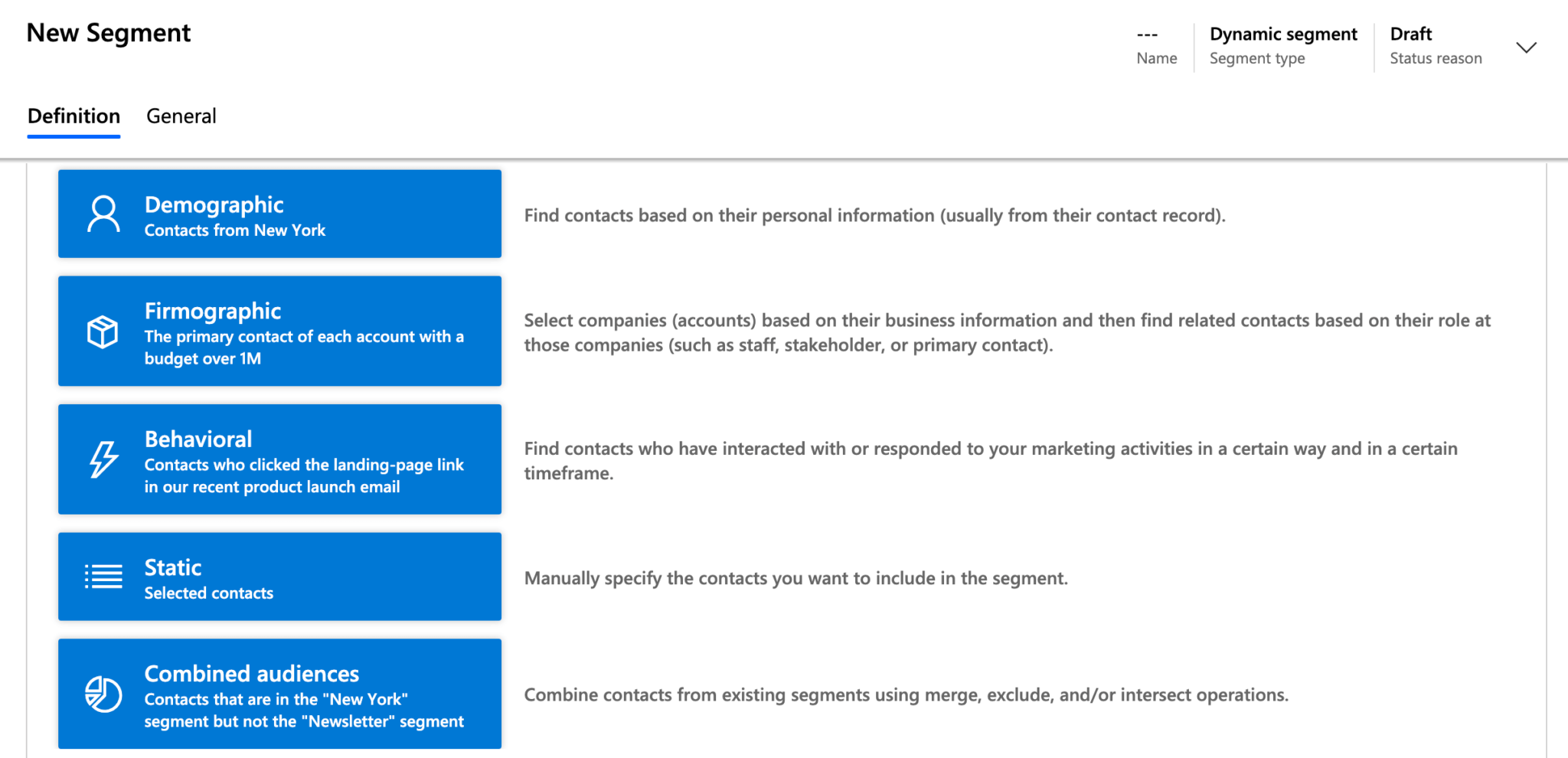 How to work with segments and marketing lists in Dynamics 365 and ...