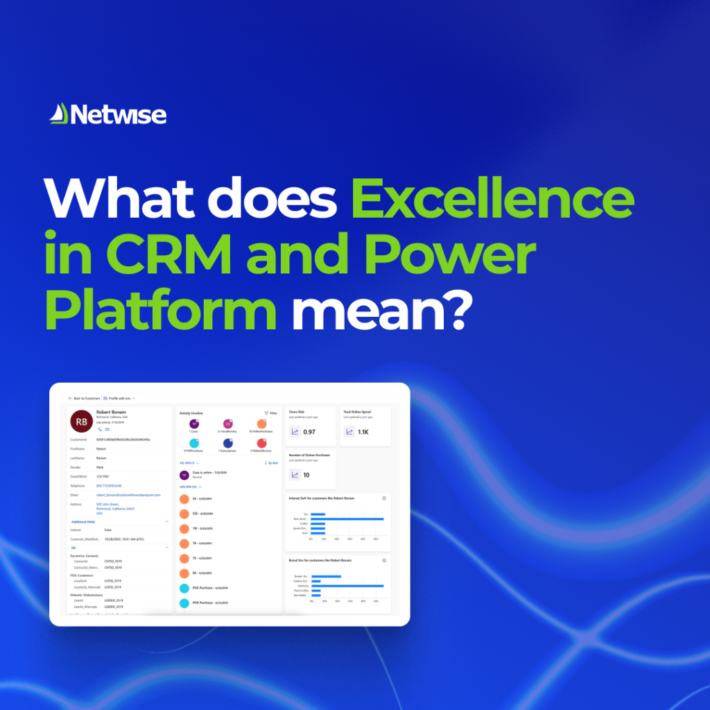 What does Excellence in CRM and Power Platform mean_