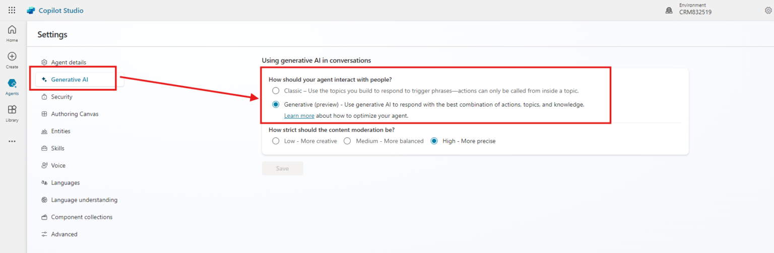 How to use Copilot Studio Actions for your Custom Agents